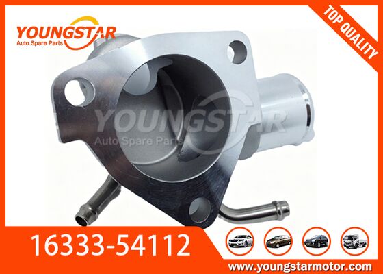 Uscita dell'acqua in alluminio OEM 16333-54112 16333-54111 Per Toyota 2L 3L 5L Uscita del liquido di raffreddamento del motore