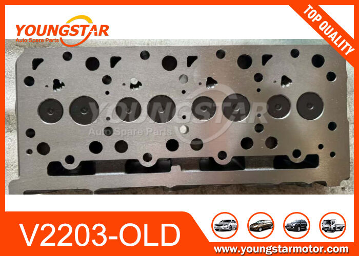 Testata completa Kubota V2203 con fusione in ghisa, valvole 8v e 4 cilindri per motore diesel