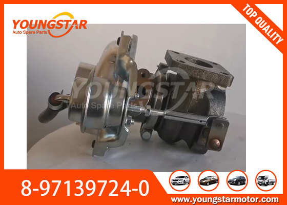 Turbocompressore in acciaio per motore ISUZU 4JB1T OEM sostituzione 8-97139724-0 1118010-44